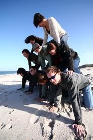 pyramide humaine